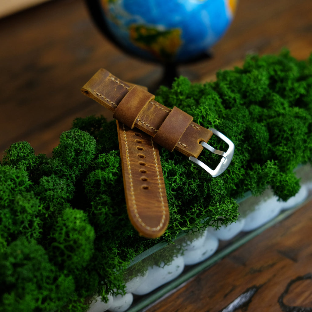 Leather watch band Garmin