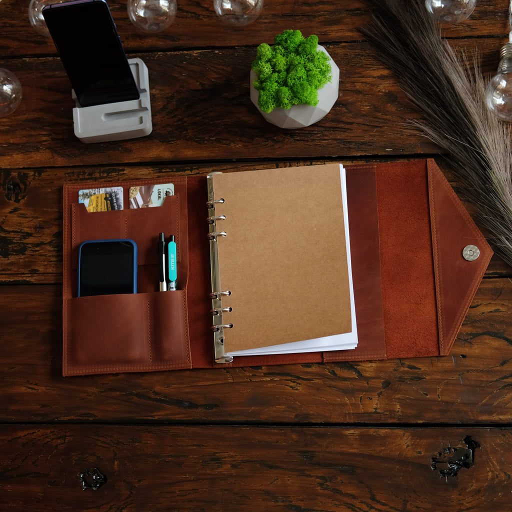 Leather Envelope Notebook