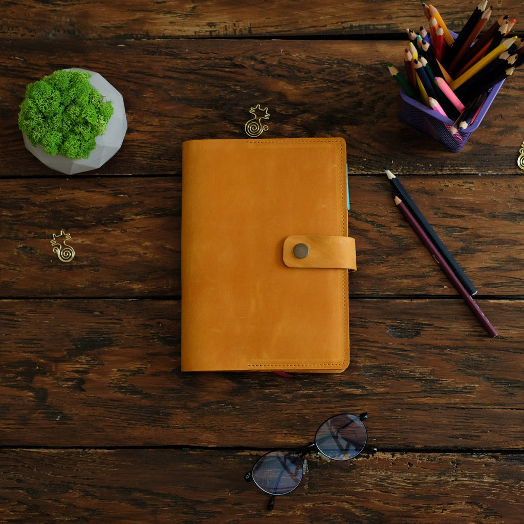 leather notebook cover