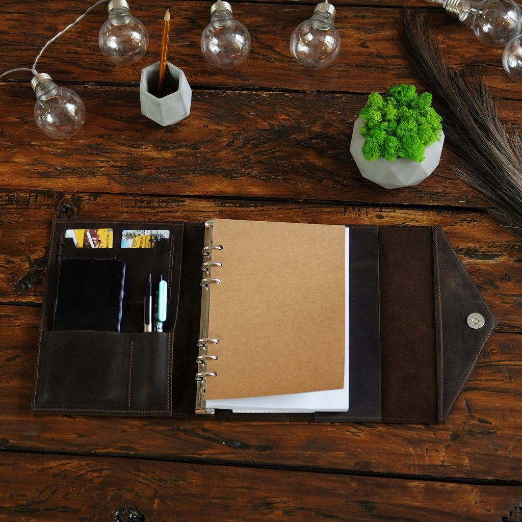 Leather Envelope Notebook 