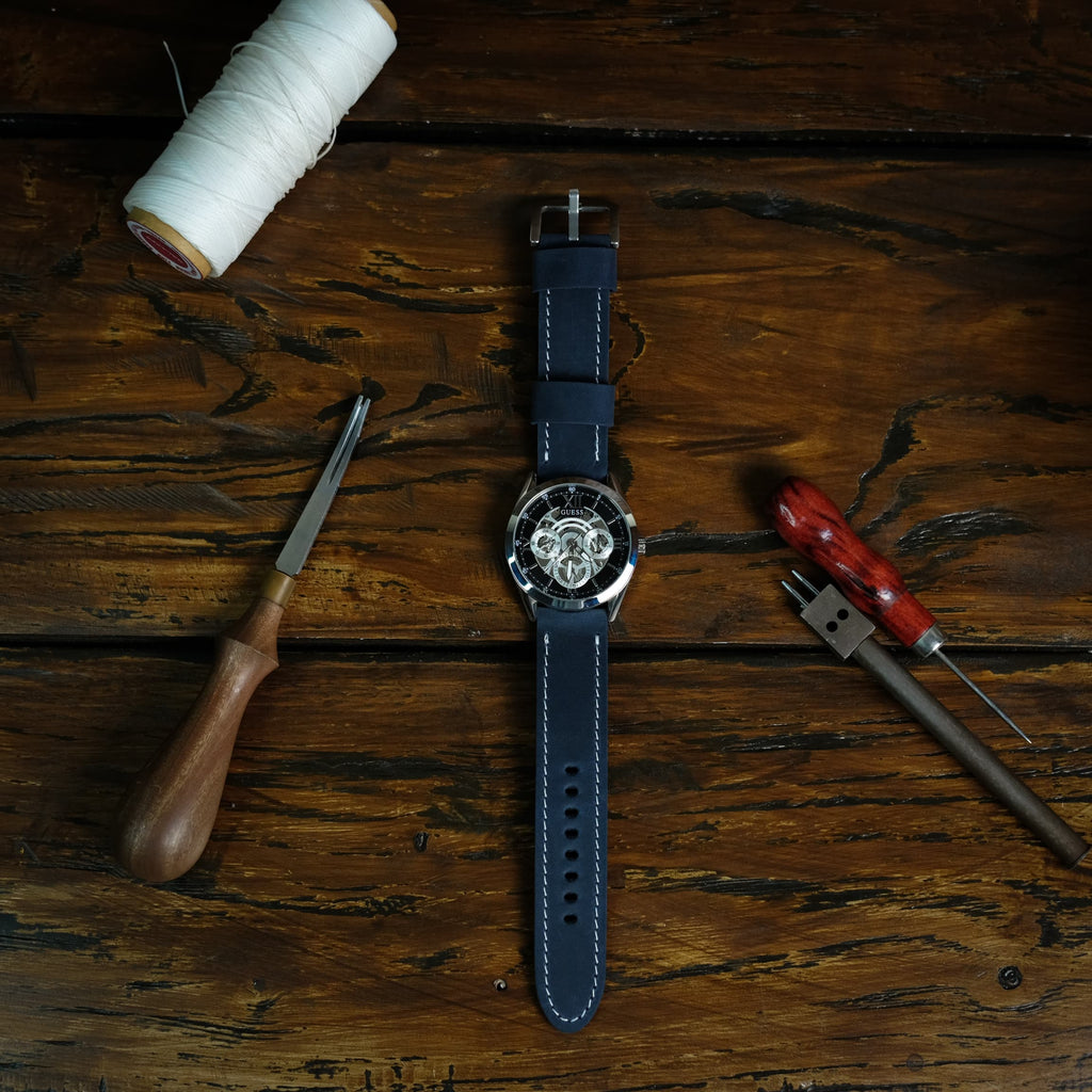 Leather watch band 