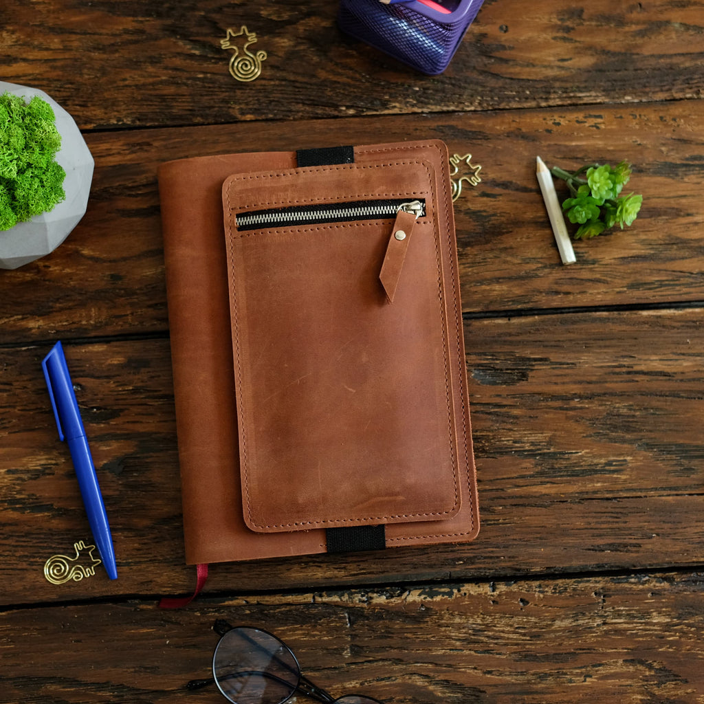 Leather pencil case