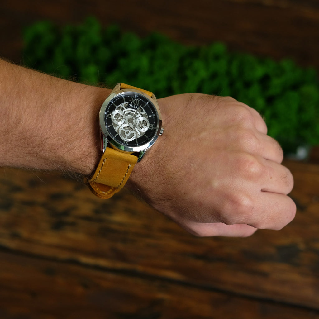 Leather watch band 