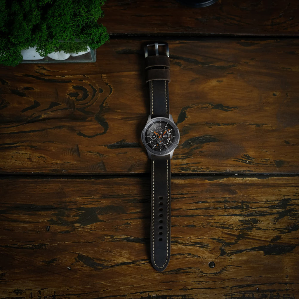 Leather watch band Samsung 